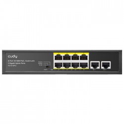 Cudy 8 Port Fast Ethernet PoE 115W 2 Gigabit Switch | FS1010PG