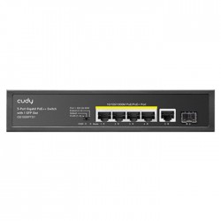 Cudy 5 Port Gigabit 4 PoE 120W 1SFP Switch | GS1005PTS1