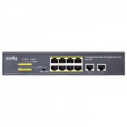 Cudy 10 Port Gigabit 8 PoE 100W PoE Switch | GS1010P