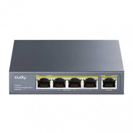 Cudy 4 Port Gigabit PoE 1x PoE Input 60W Switch | POE40