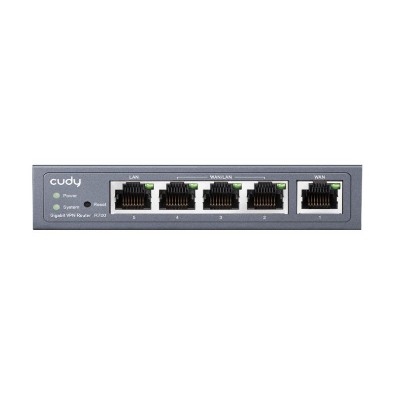 Cudy 5 Port Gigabit Multi-WAN VPN Router | R700