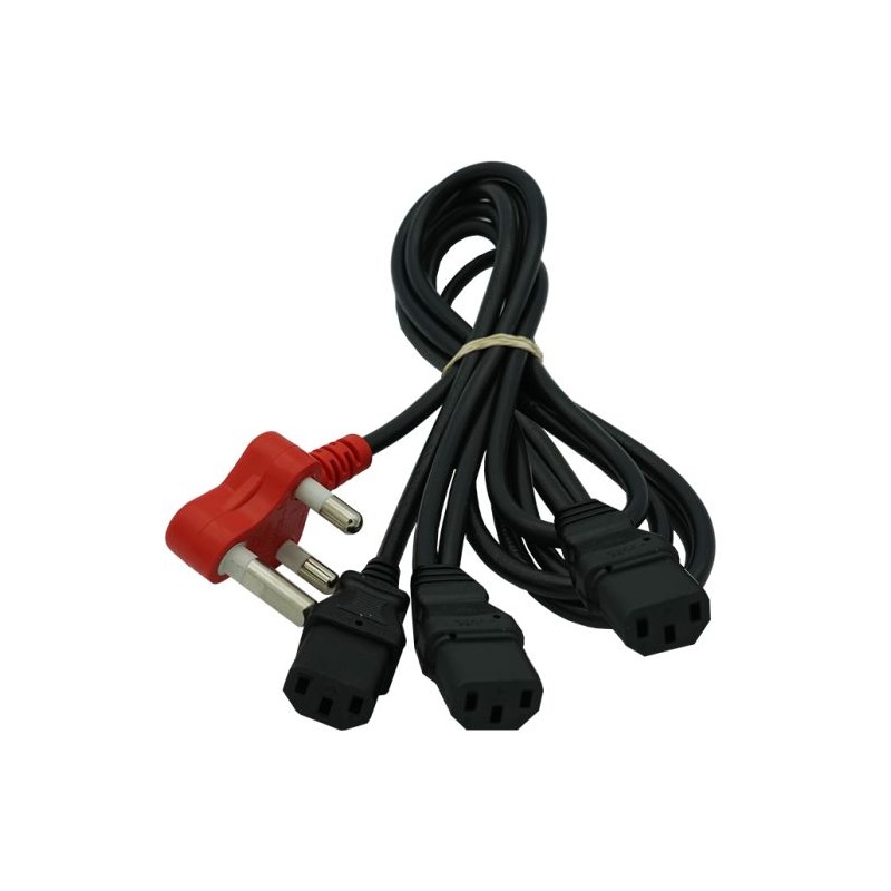 Dedicated 3 Way IEC Power Cable