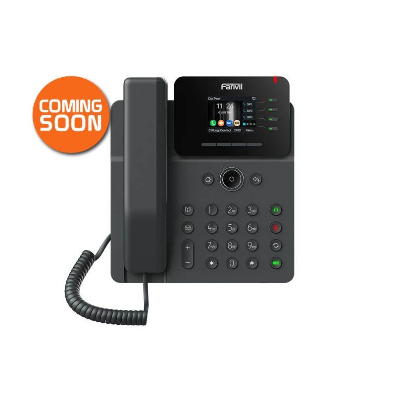 Fanvil 4SIP Gigabit Colour Screen PoE VoIP Phone | V61G