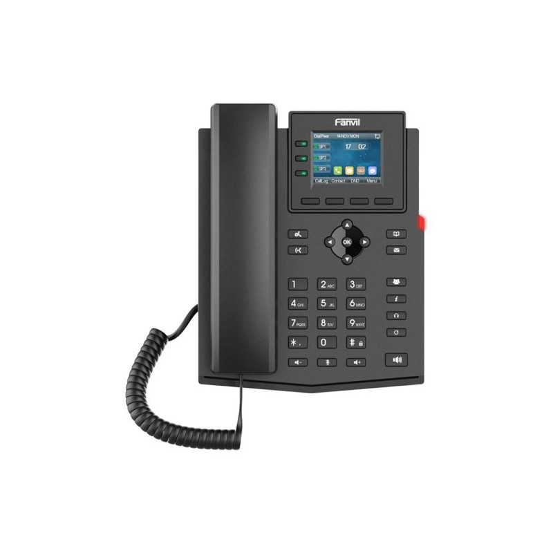 Fanvil 4SIP Colour Screen PoE WiFi VoIP Phone with PSU| X303W