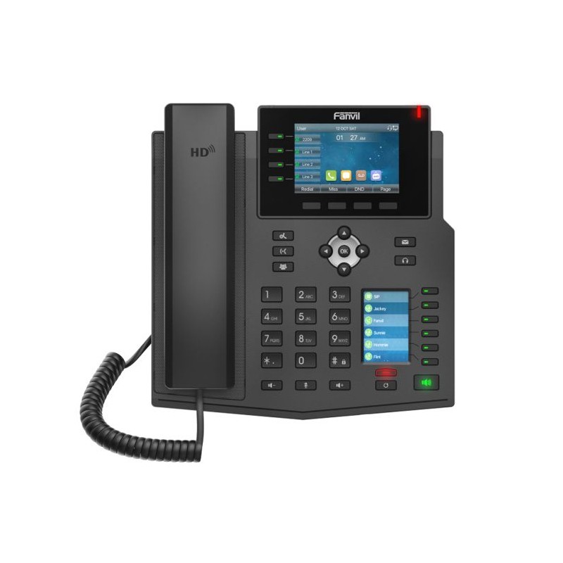 Fanvil 16SIP Gigabit Bluetooth PoE VoIP Phone | X5U