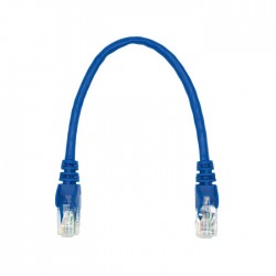 Linkbasic 22cm UTP Cat5e Flylead Blue