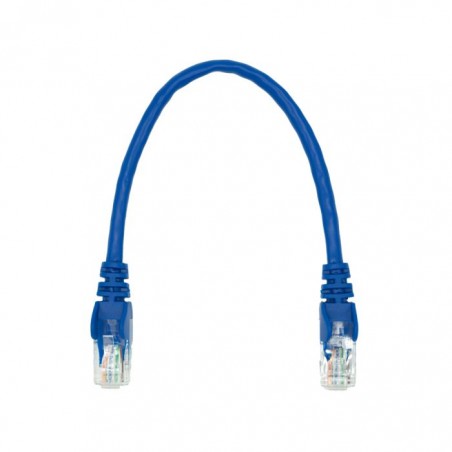 Linkbasic 22cm UTP Cat5e Flylead Blue