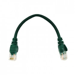 Linkbasic 22cm UTP Cat5e Flylead Green