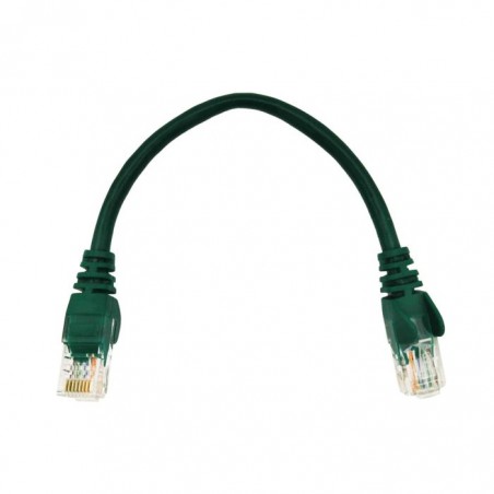 Linkbasic 22cm UTP Cat5e Flylead Green