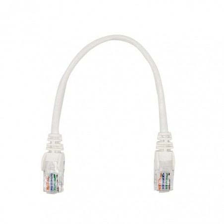 Linkbasic 22cm UTP Cat5e Flylead White