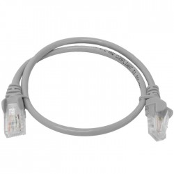 Linkbasic 50cm UTP Cat5e Flylead Grey