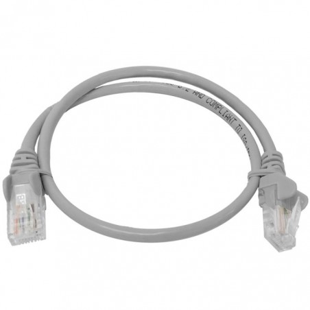 Linkbasic 50cm UTP Cat5e Flylead Grey