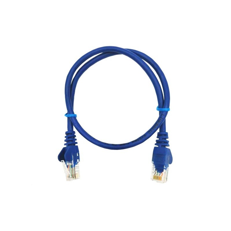 Linkbasic 50cm UTP Cat5e Flylead Blue