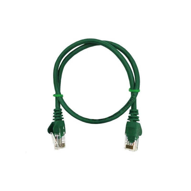 Linkbasic 50cm UTP Cat5e Flylead Green