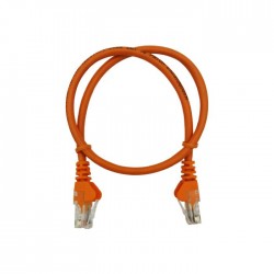 Linkbasic 50cm UTP Cat5e Flylead Orange