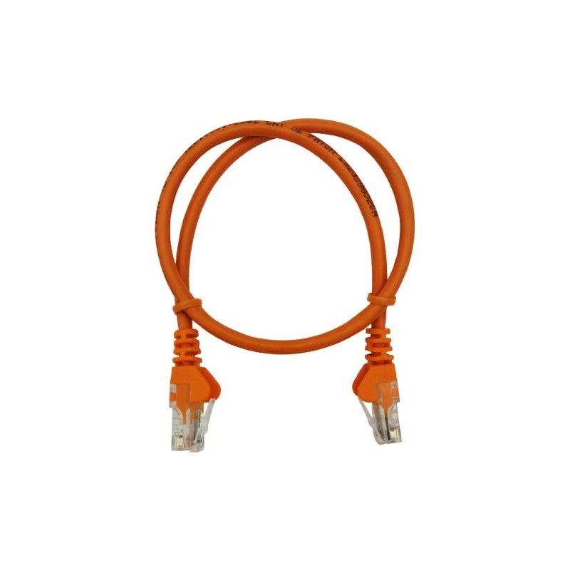 Linkbasic 50cm UTP Cat5e Flylead Orange