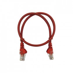 Linkbasic 50cm UTP Cat5e Flylead Red