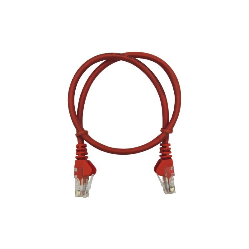 Linkbasic 50cm UTP Cat5e Flylead Red