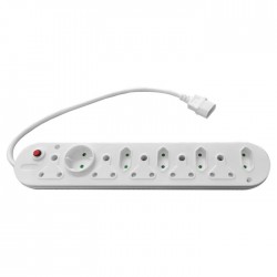 Multi Plug 5x16A 5x5A 0.5m IEC Cord