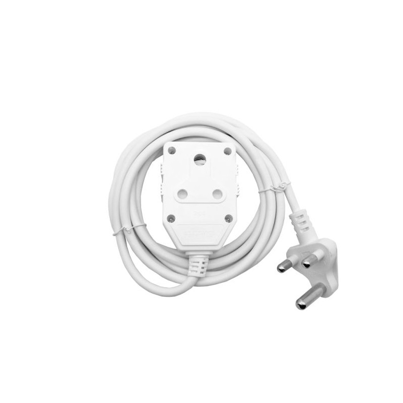 3M 10A Extension Cord with Double Coupler