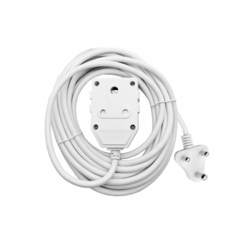 5M 10A Extension Cord with Double Coupler