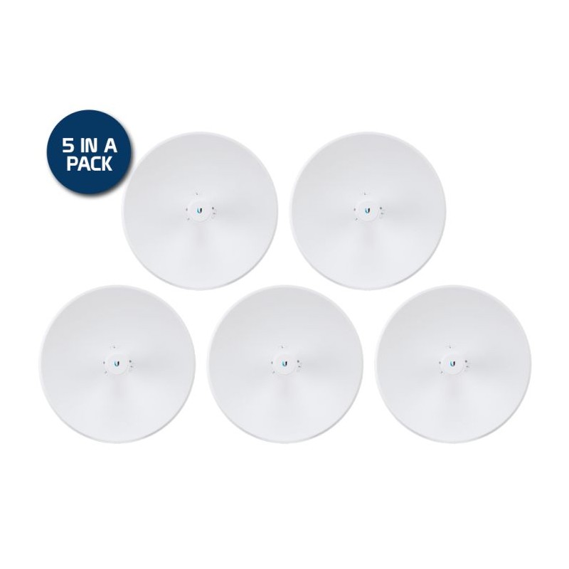 Ubiquiti UISP airMAX PowerBeam AC 5GHz 25dBi Radio 5 Pack | PBE-5AC-Gen2-5