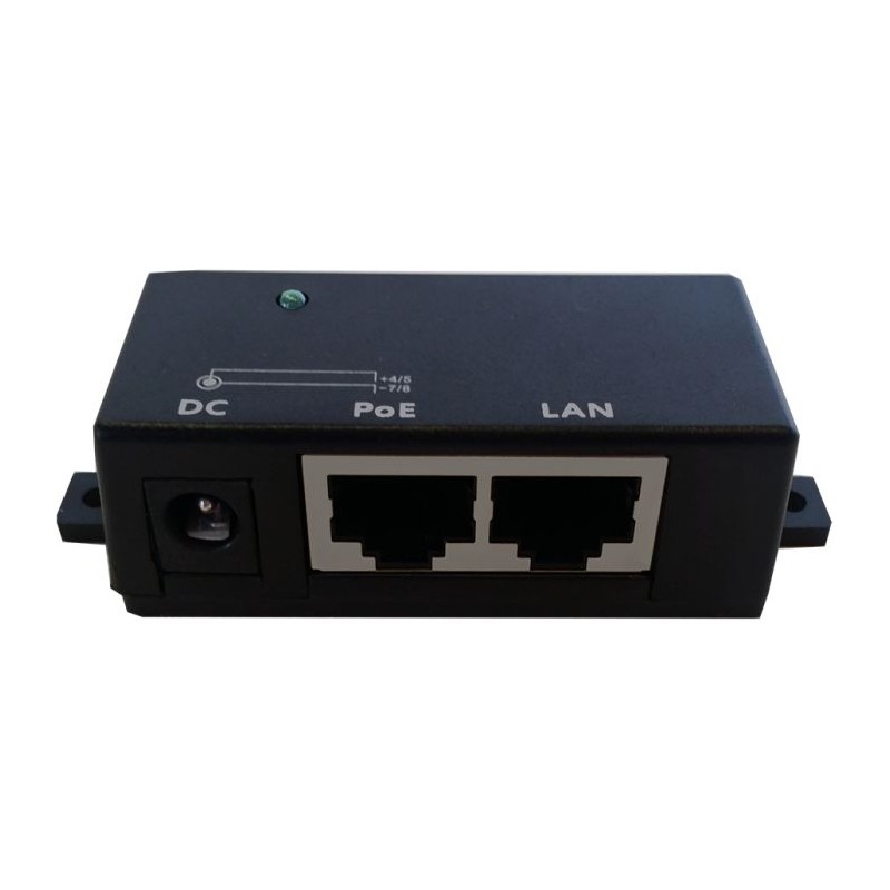 Single Port Fast Ethernet Passive PoE Injector