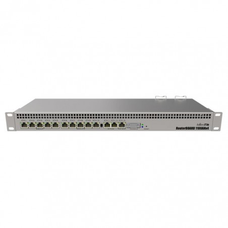 MikroTik 13 Port Gigabit 4 Core L6 Rack-Mount Router | RB1100x4