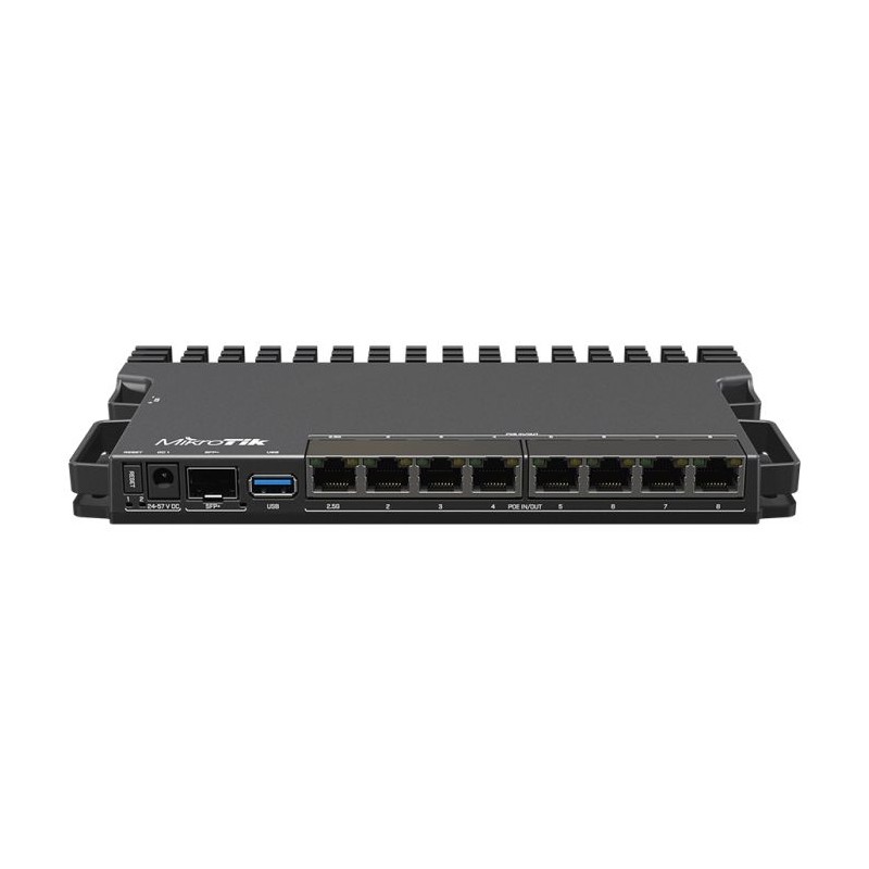 MikroTik 7 Gigabit 1x 2.5Gbps 1SFP+ 4 Core PoE Router | RB5009UPr+S+IN