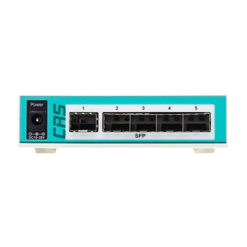 MikroTik Cloud Router Switch 5 Port SFP 1 PoE/SFP Port | CRS106-1C-5S