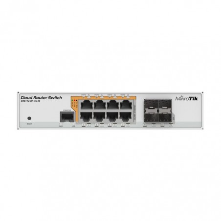 MikroTik Cloud Router Switch 8 Port PoE 4SFP | CRS112-8P-4S-IN