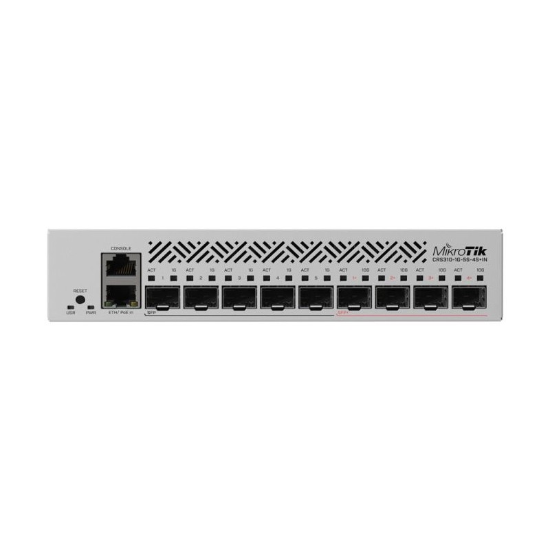 MikroTik Cloud Router Switch 5 Port SFP 4 SFP+ | CRS310-1G-5S-4S+IN