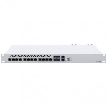 MikroTik Cloud Router Switch 8 Port 10Gbps 4SFP+/10Gbps Ports | CRS312-4C+8XG-RM