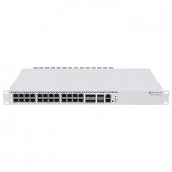 MikroTik Cloud Router Switch 24 Port 2.5Gbps 4SFP+ Combo Ports 2xQSFP+ | CRS326-4C+20G+2Q+RM