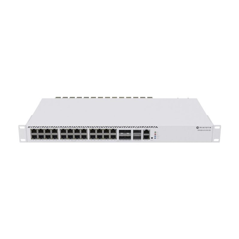 MikroTik Cloud Router Switch 24 Port 2.5Gbps 4SFP+ Combo Ports 2xQSFP+ | CRS326-4C+20G+2Q+RM