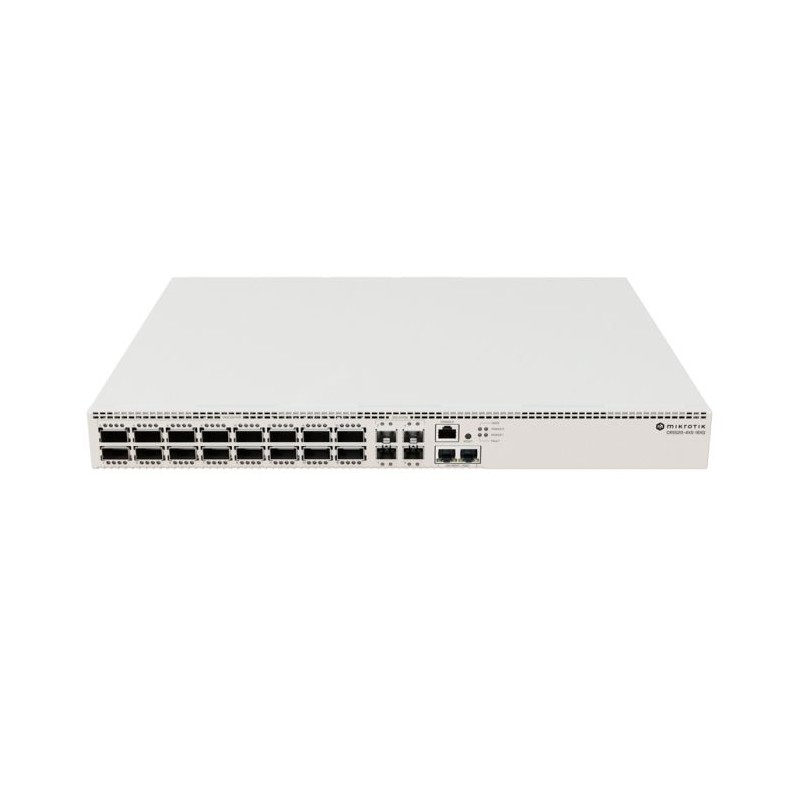 MikroTik Cloud Router Switch 16 Port QSFP28 4xSFP28 2x10Gbps | CRS520-4XS-16XQ-RM