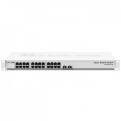 MikroTik SwOS Smart Switch 24 Port Gigabit 2SFP+ | CSS326-24G-2S+RM