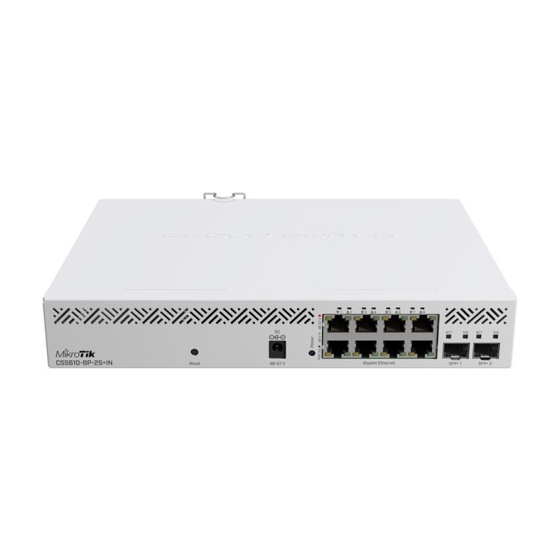 MikroTik SwoS Cloud Switch 8 Port PoE 2 SFP+ | CSS610-8P-2S+IN