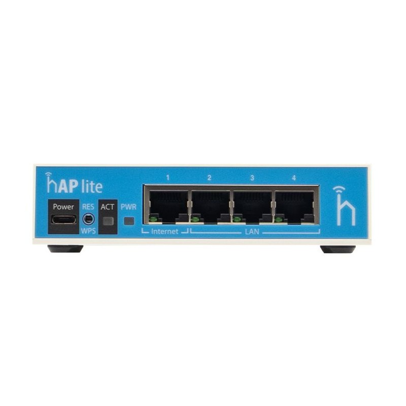 MikroTik hAP Lite 4 Port Ethernet 300Mbps WiFi 4 Router | RB941-2nD