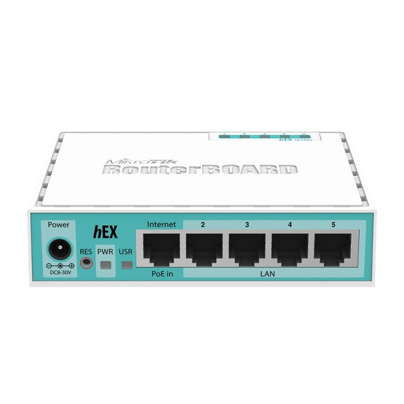 MikroTik hEX Lite 5 Port Ethernet Desktop Router | RB750r2