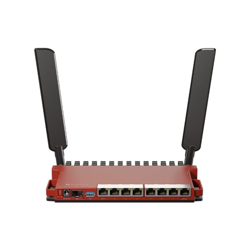 MikroTik 8 Gigabit 1x2.5Gbps SFP Dual Core WiFi 6 Router | L009UiGS-2HaxD-IN