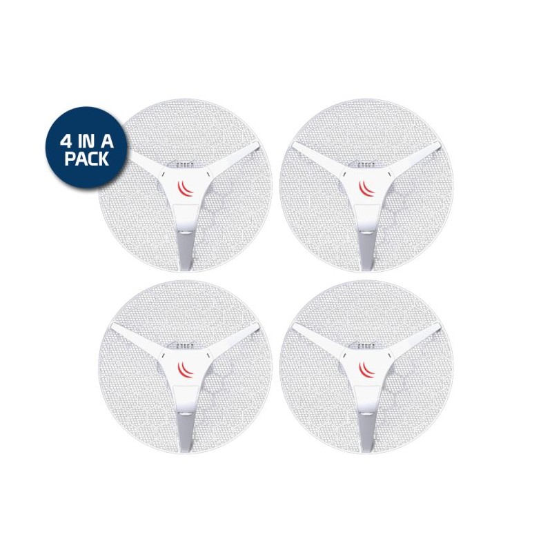 MikroTik LHG XL HP5 27dBi PtP CPE 4 Pack | RBLHG-5HPnD-XL4pack