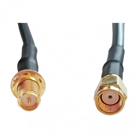 0.5M RPSMA Male to RPSMA Female Cable