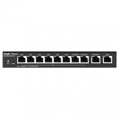 Reyee 10 Port Gigabit 4 WAN 8 PoE 110W Cloud Router | RG-EG310GH-P-E