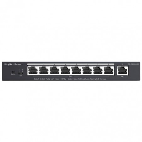 Reyee 9 Port Gigabit with 8 PoE 120W Smart Managed Switch | RG-ES209GC-P