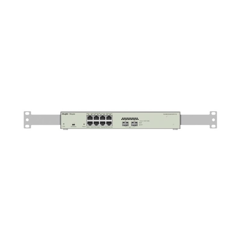 Reyee 8 Port Gigabit PoE 125W 2SFP Layer 2+ Smart Managed Switch |  RG-NBS3100-8GT2SFP-P-V2