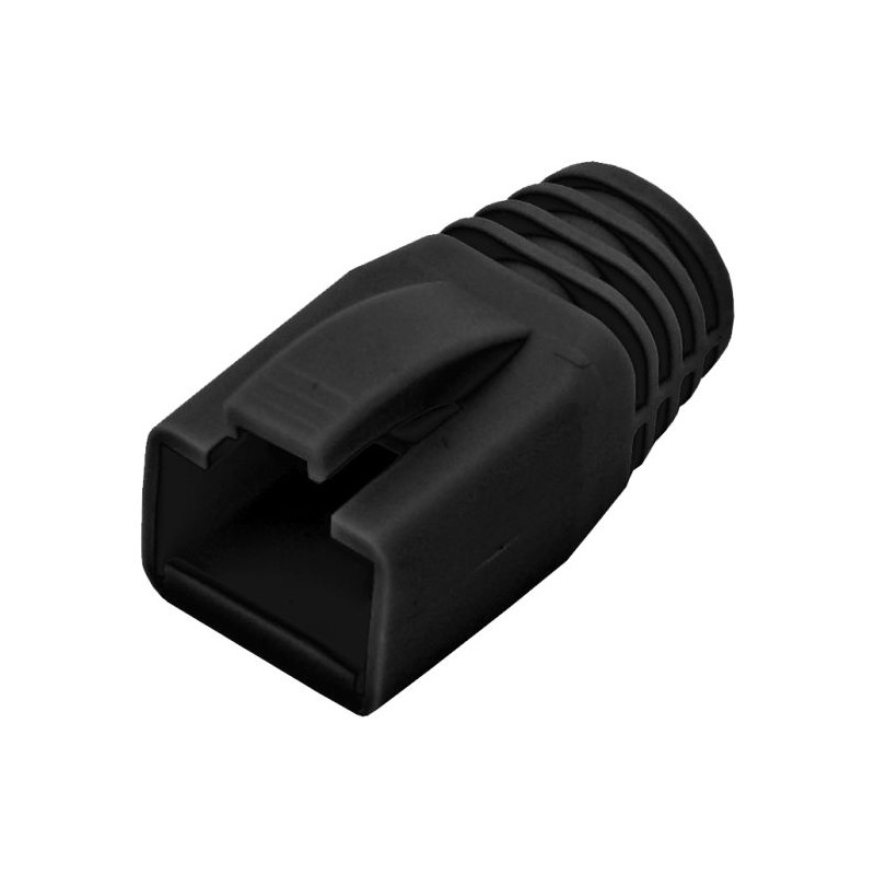 Linkbasic Black Boots for RJ45-6FTP