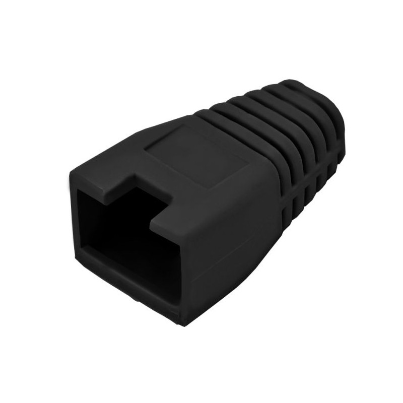 Linkbasic Black Boots RJ45