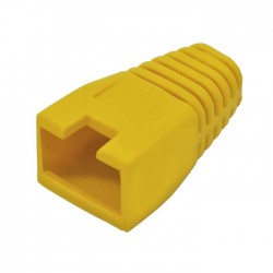 Linkbasic Yellow Boots RJ45