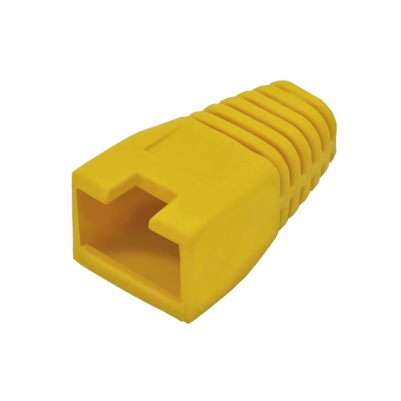 Linkbasic Yellow Boots RJ45